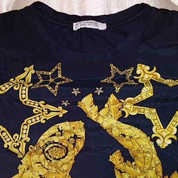 Versace shirt zodiac sign